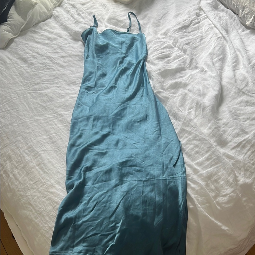 Womens Turquoise Wedding Guest/Bridesmaid Dress